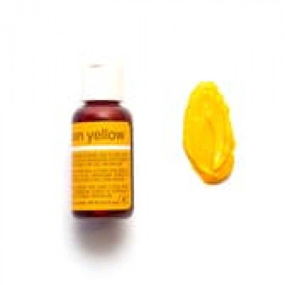Гелевий барвник Chefmaster Golden Yellow/Золотий жовтий, 20 г