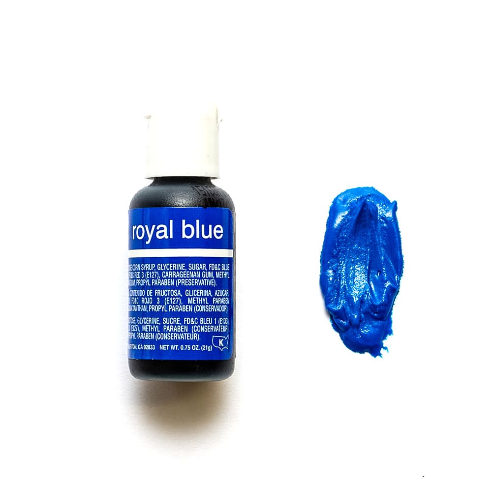 Гелевий барвник Chefmaster Royal Blue/Королівський синій, 20 г
