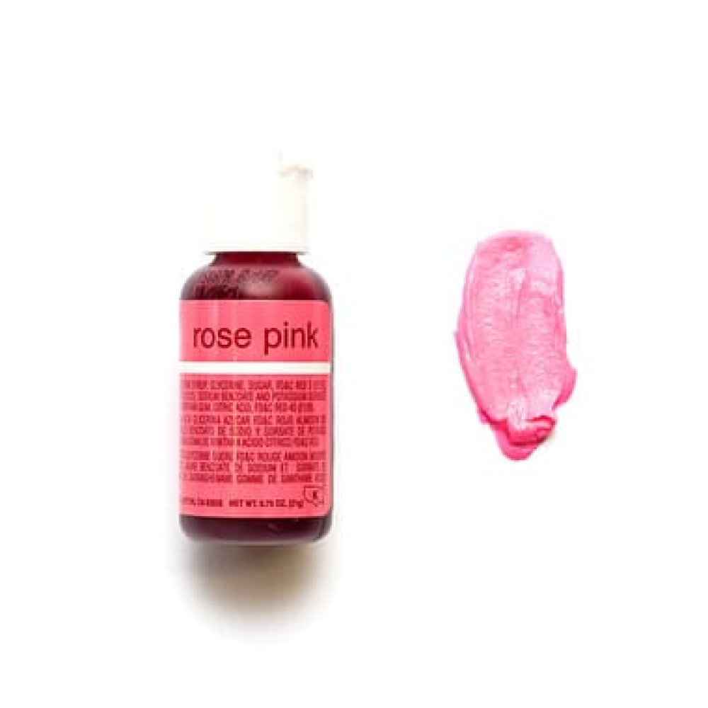 Гелевий барвник Chefmaster Rose Pink/Рожевий, 20 г