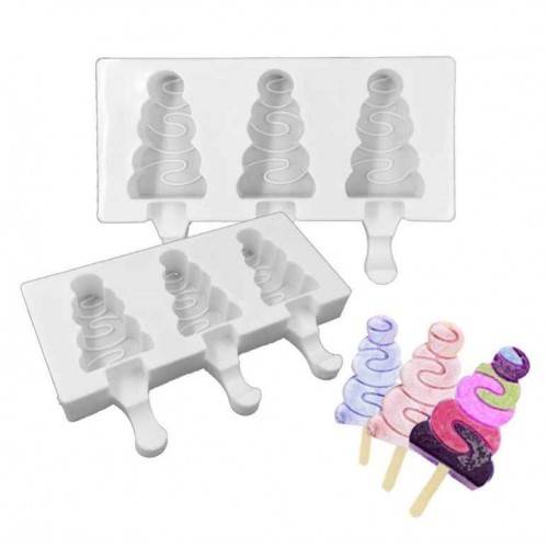 Форма для морозива Ескімо Ялинки, 4 шт