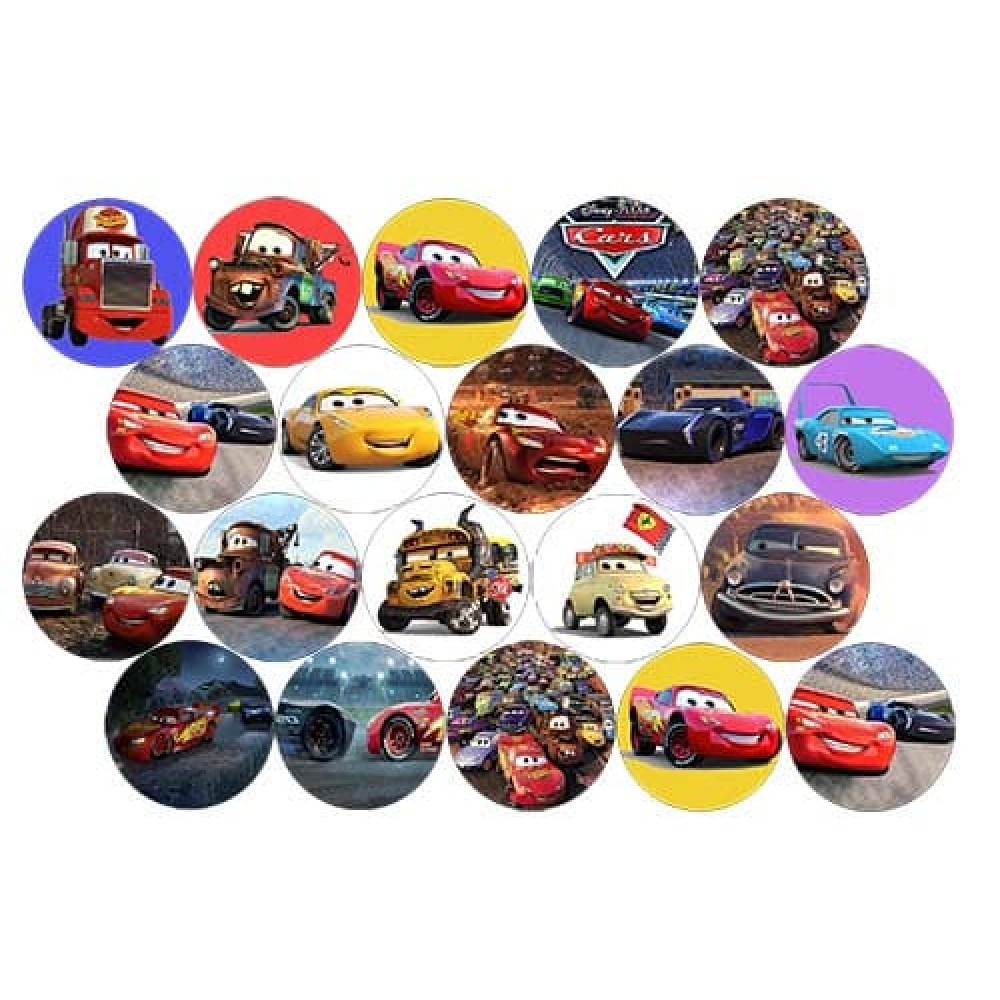 Вафельна картинка "Тачки"