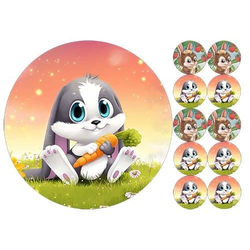 Їстівна картинка "Зайчик"