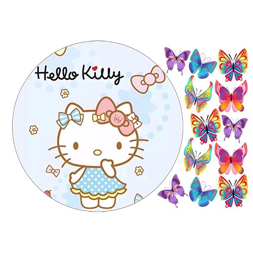 Їстівна картинка "Привіт, Кітті" 6