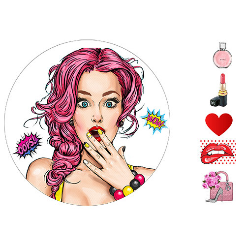 Їстівна картинка "Поп-арт" 10