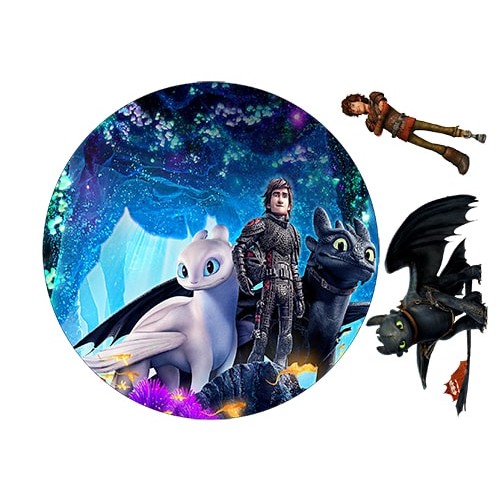 Їстівна картинка "Як приручити дракона" 3