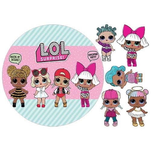 Їстівна картинка "Ляльки LOL" 1