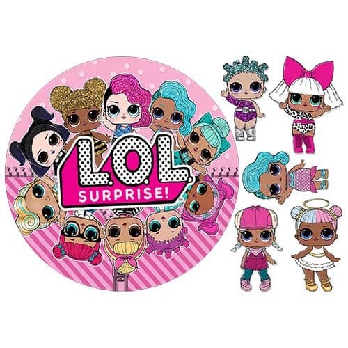 Їстівна картинка "Ляльки LOL" 3