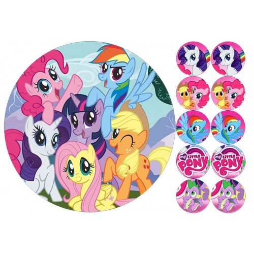 Їстівна картинка "Мій маленький поні" 3