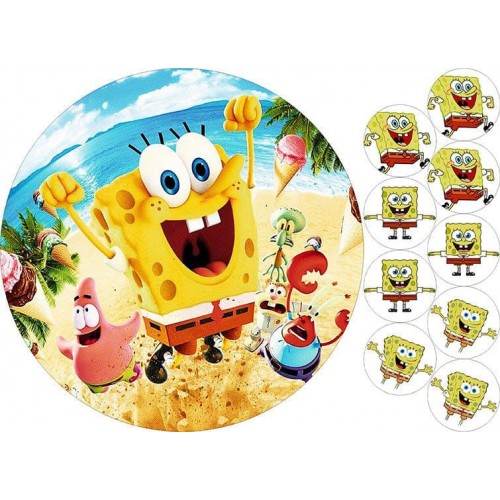 Їстівна картинка "Губка Боб" 2