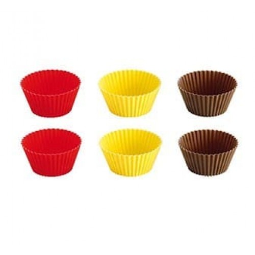 Силіконові форми "КЕКСИ МАЛЕНЬКІ" 6 шт