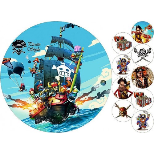 Їстівна картинка "Пірати"