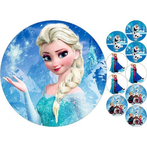 Їстівна картинка "Холодне серце" 2