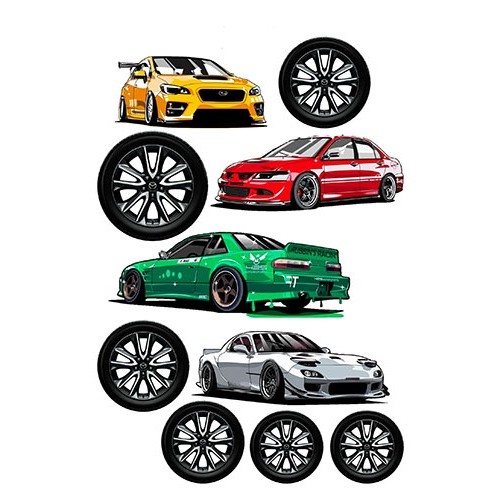 Їстівна картинка "Автомобілі"