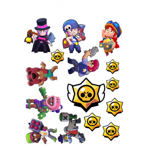 Їстівна картинка Brawl Stars (Бравл Старс) 5