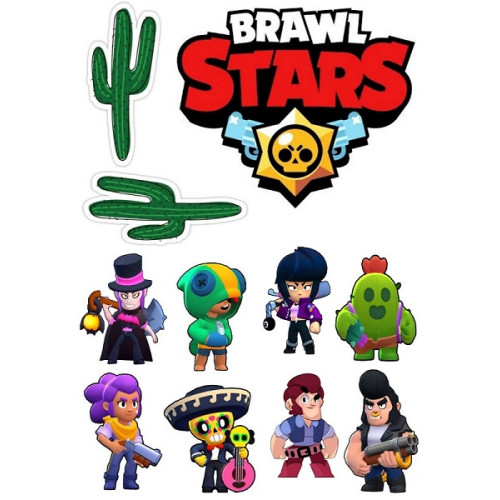 Їстівна картинка Brawl Stars (Бравл Старс) 4