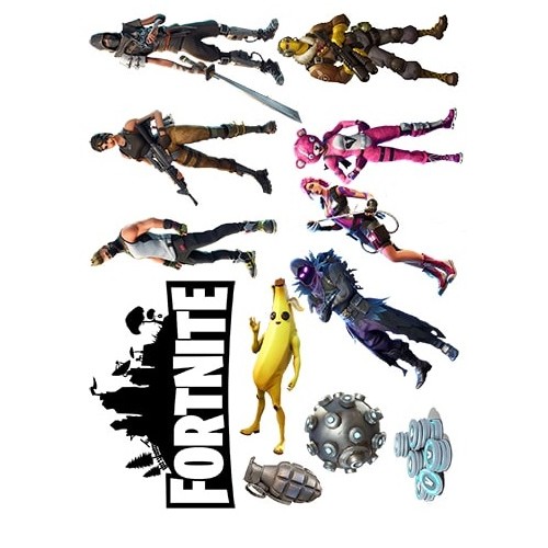 Їстівна картинка "Fortnite (Фортнайт) топпери" 3