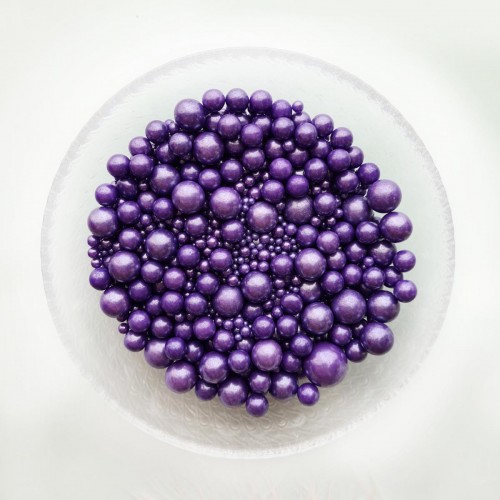 Посипка Мікс кульок фіолетових 50г