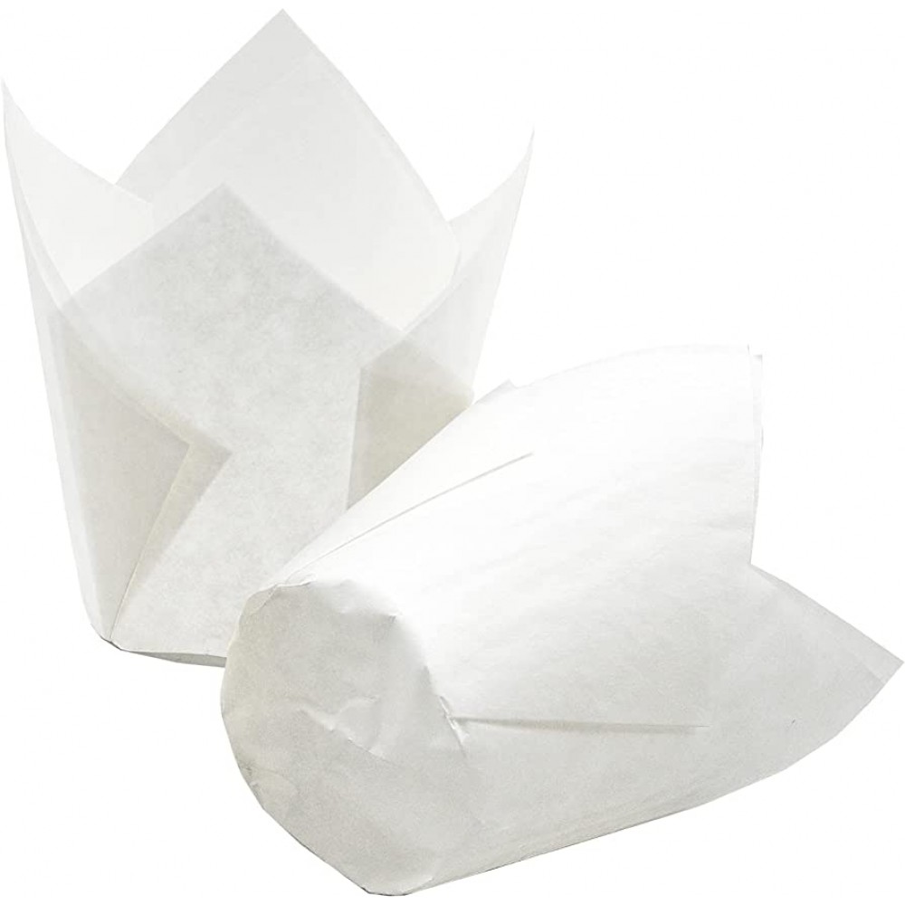 Паперові форми "Тюльпан" білі 50 шт