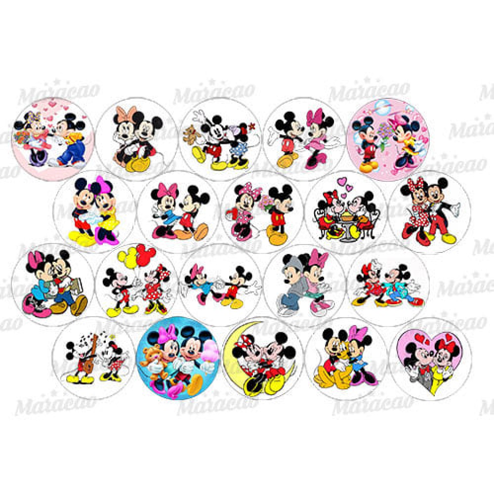Їстівна картинка "Міккі та Мінні"